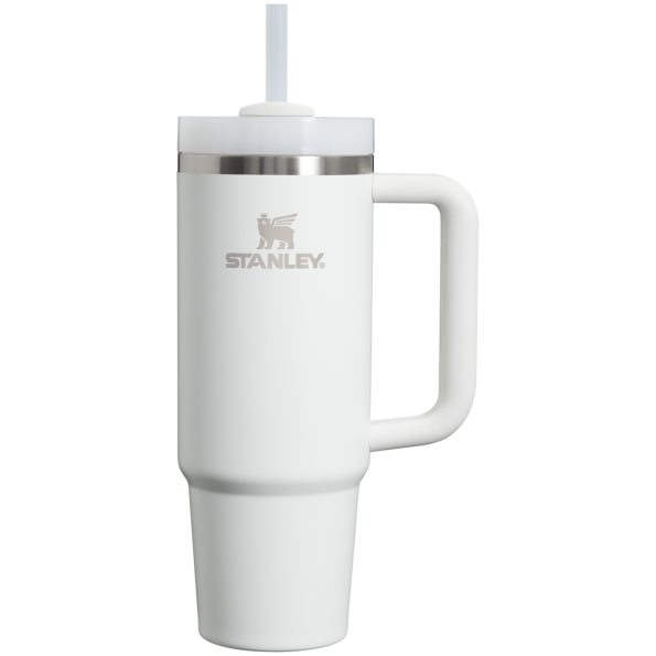 Stanley Quencher H2.O FlowState Tumbler Cup 30 OZ In Frost White