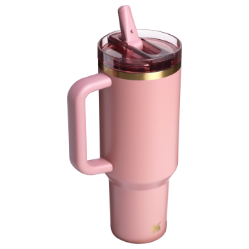 The Stanley Quencher ProTour Flip Straw Insluated Tumbler 40 Oz in Antique Pink