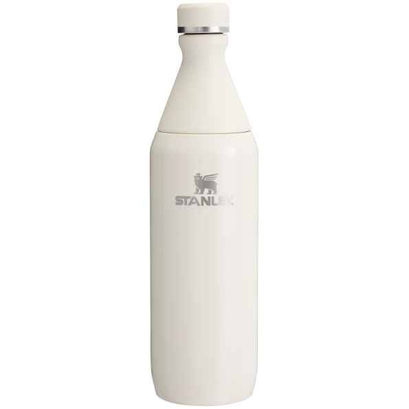 Stanley All Day Slim Water Bottle 20 OZ In Cream White Gloss