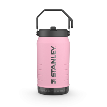 The Messi x Stanley IceFlow Water Jug with Fast Flow Lid 64 OZ In Messi GOAT Pink