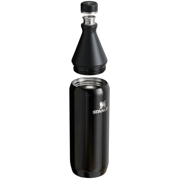 Stanley All Day Slim Water Bottle 34 OZ In Black Gloss