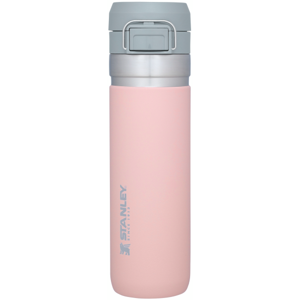 The 24 OZ Stanley GO Quick Flip Water Bottle in Blush Pink