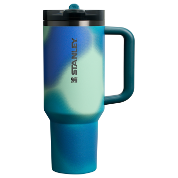 Stanley Quencher FlipStraw Pro Tour Tumbler 30OZ Cup In Coastal Teal Motion