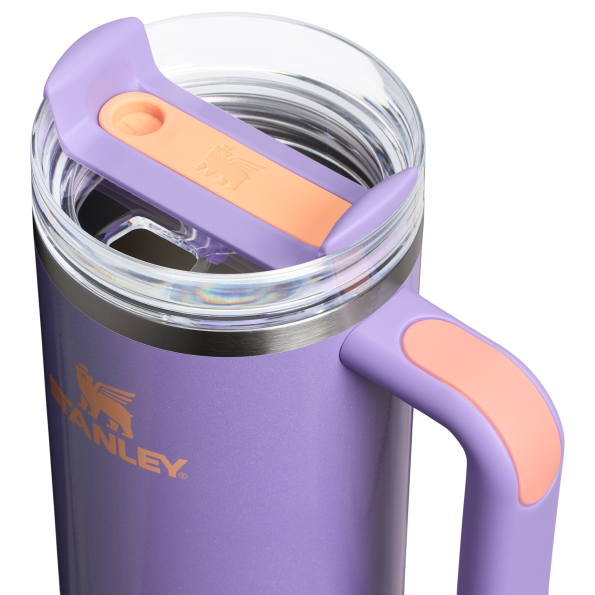 Stanley 30 OZ Quencher Insulated Tumbler Cup In Periwinkle Shimmer Purple