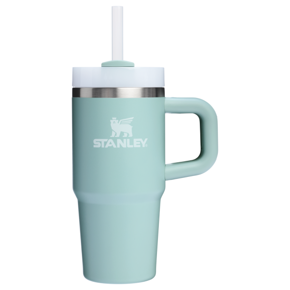 Stanley Quencher H2.O FlowState Tumbler Cup 14OZ In Seafoam Blue