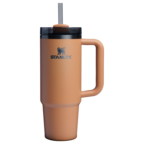 Stanley 30 OZ Quencher Insulated Tumbler Cup In Camel Tan