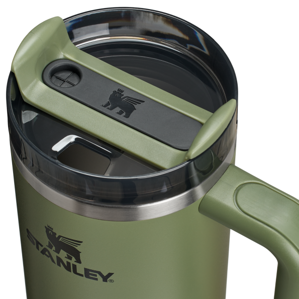 Stanley Quencher H2.O FlowState Tumbler Cup 30 OZ In Dried Pine Green