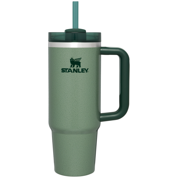 Stanley Quencher Tumbler Cup 30OZ in Hammertone Green