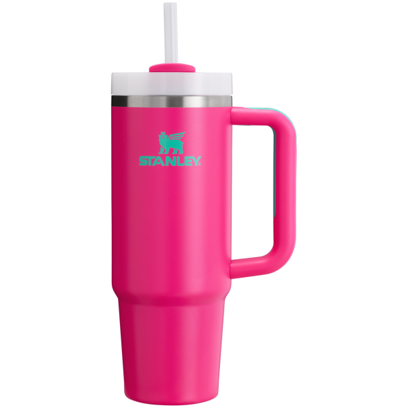 Stanley Quencher H2.O FlowState Insulated Tumbler 30 OZ Cup In Passion Pink