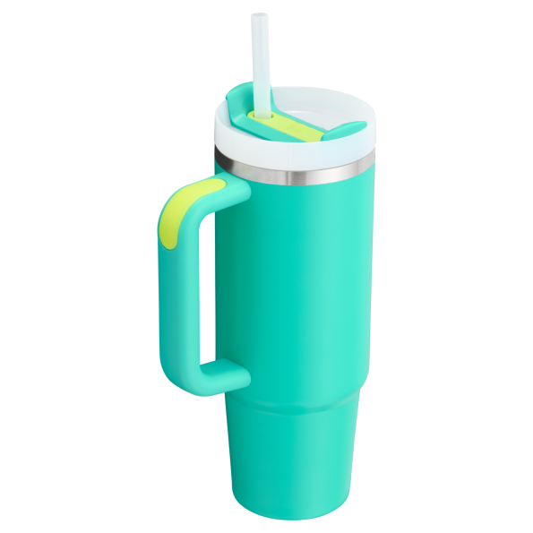 Stanley Quencher H2.O FlowState Insulated Tumbler 30 OZ Cup In Tropical Teal