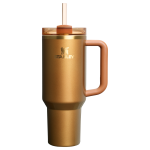 The Stanley Quencher H2.O FlowState Tumbler 40 OZ Cup In Copper Tinsel